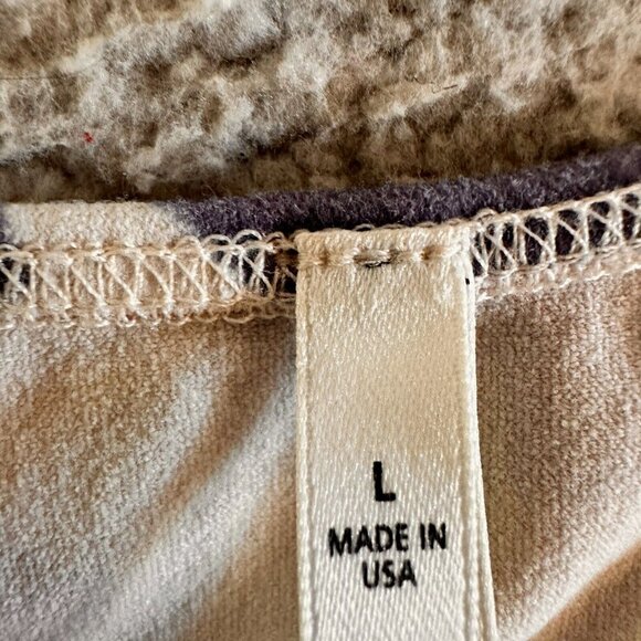 Babaton Tank Top Cow Print Sleeveless White Purple Aritzia - Picture 8 of 16